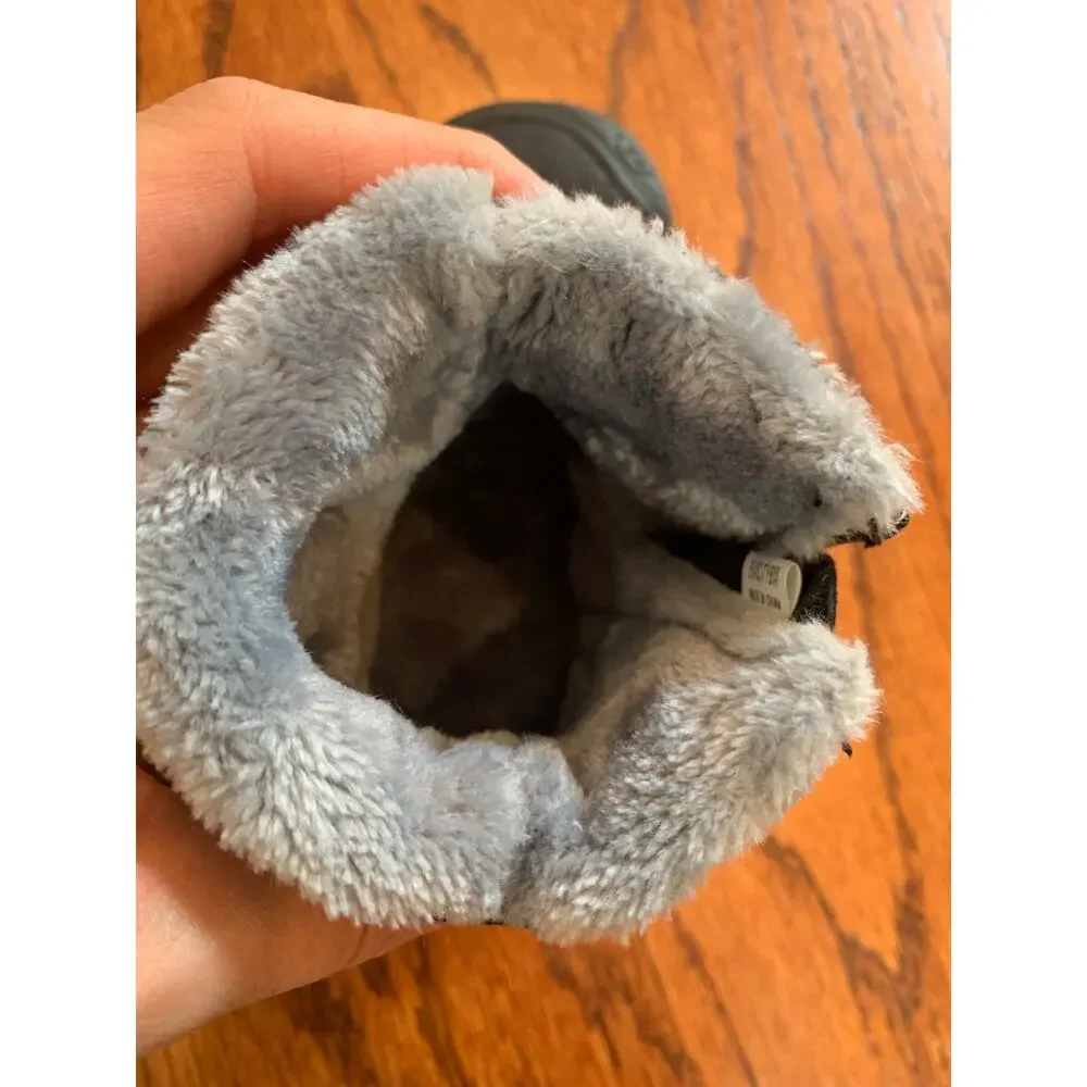 BMCiTYBM Toddler Winter Snow Boots Faux Fur Lined | Black | US 5.5 / 21/135